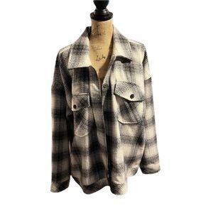 Boston Trader plus size wool blend Jacket/Shacket